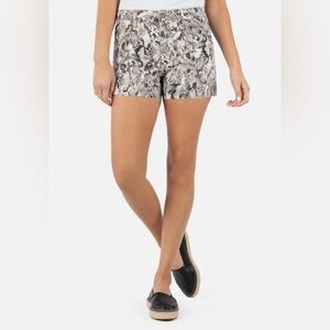 Kut From The Kloth Gidget Snake Print High Rise Fray Shorts Size 10 NWT Summer